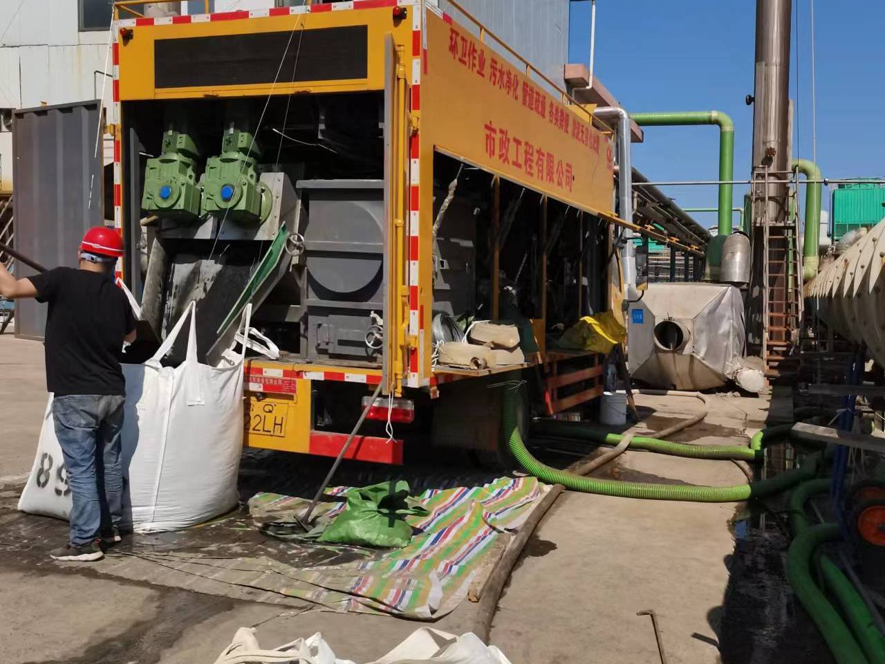 花都淤泥压干处理